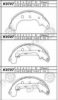 ASIMCO K9707 Brake Shoe Set